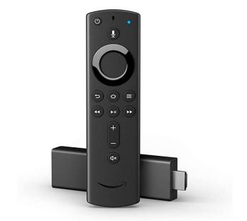 Amazon Fire Stick and remote.