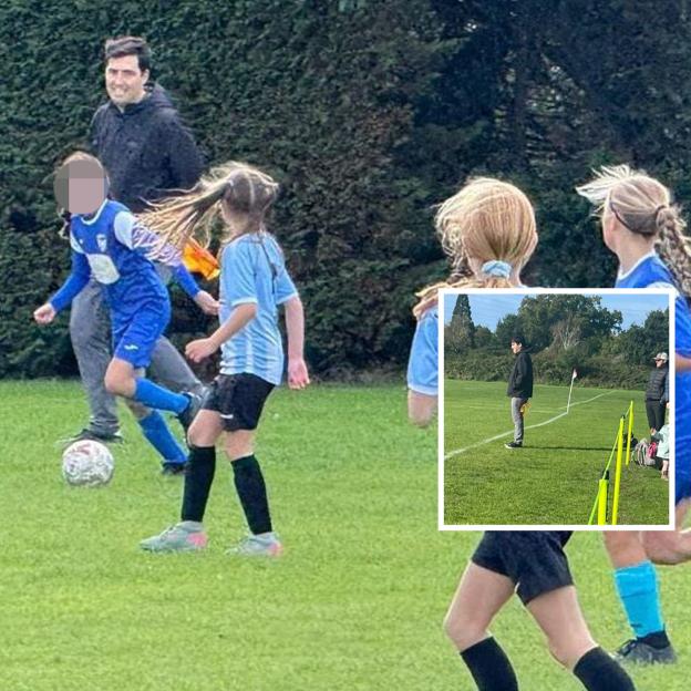 Premier League Manager Steals the Show at Girls' Grassroots Match Right After His Latest Victory!
