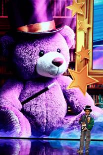 Teddy Magic performing magic on Britain's Got Talent.