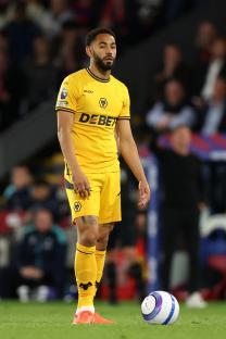 Matheus Cunha of Wolverhampton Wanderers during a Premier League match.