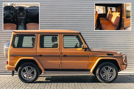 Mercedes G-Wagon with incredible royal link and extravagant chestnut suede interior goes on auction for huge £135,000