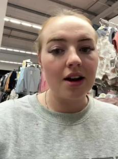 Woman in ASDA says "ASDA take all my money".