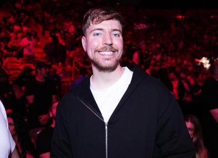 MrBeast at a UFC event.