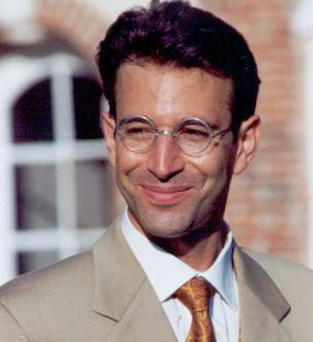 Photo of Daniel Pearl, Wall Street Journal reporter.