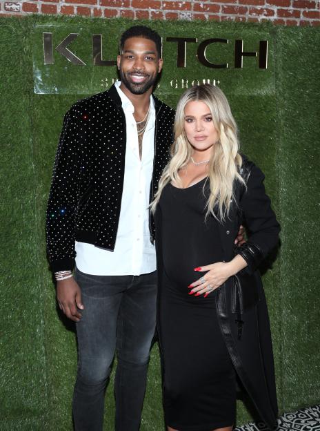 Tristan Thompson and Khloé Kardashian attend the Klutch Sports Group dinner.