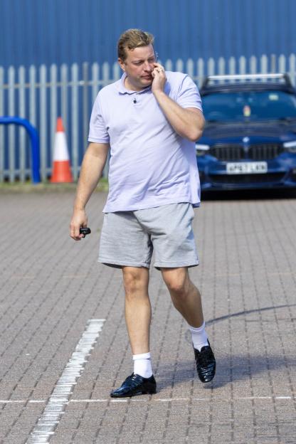 Stressed Thomas Skinner gets a parking ticket outside Strictly rehearsals after confessing to cheating on his wife