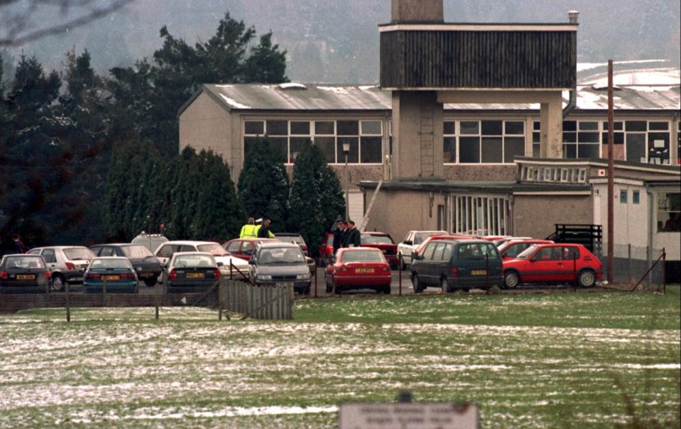 Dunblane Primary School, the site of a mass shooting.