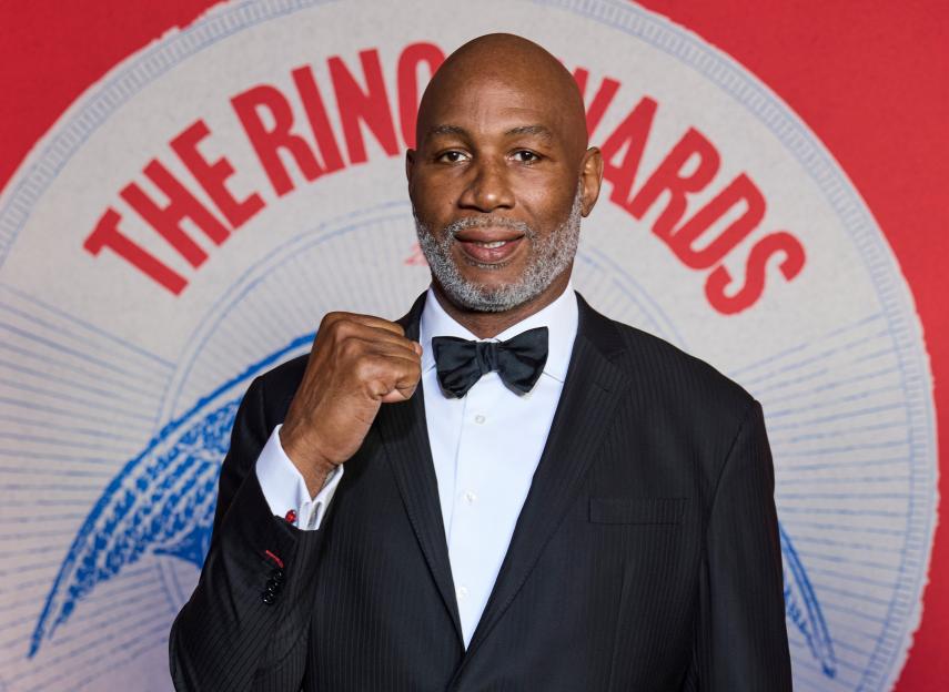 Lennox Lewis at the Ring Magazine Awards.