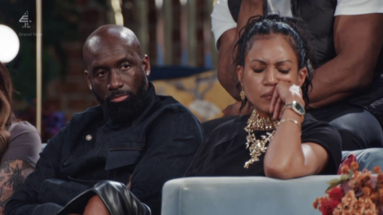 Screenshot of Orson and Richelle from Married at First Sight.