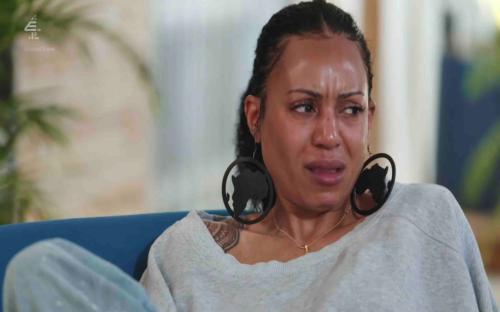 Richelle from Married At First Sight crying.