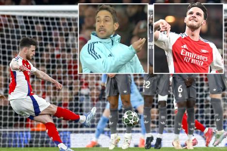 Declan Rice reveals he ‘DEFIED’ Arsenal orders by shooting from free-kick against Real Madrid after chat with team-mate
