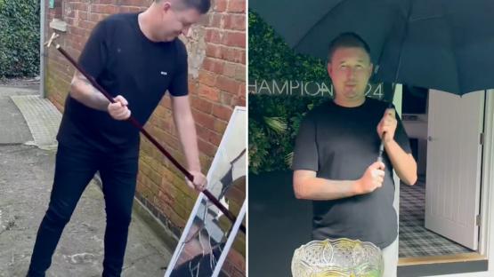 Snooker world champion Kyren Wilson goes to extreme lengths to break Crucible Curse in hilarious video