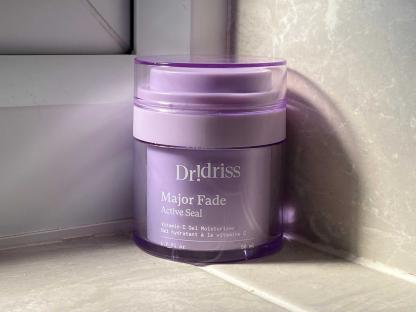 Dr. Idriss Major Fade Active Seal Vitamin C Gel Moisturizer jar.