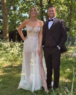 Stacey and Joe Swash at the BAFTA awards.