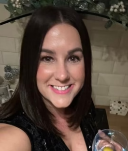 Photo of Lucy Connolly, a Tory councillor's wife arrested for racial hatred.
