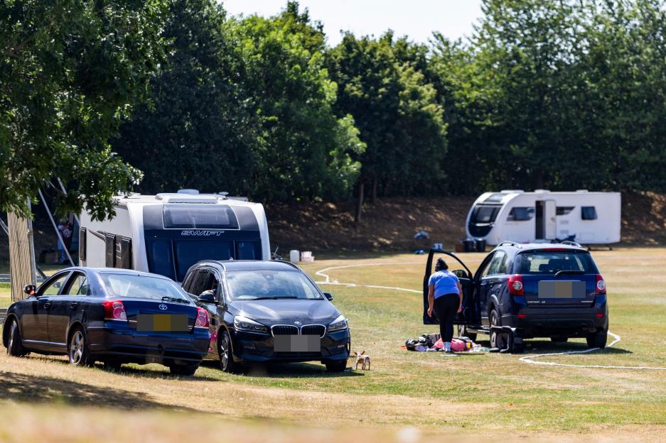 Our leafy town is being overrun by fleet of caravan nomads who leave tyre streaks across cricket pitch & REFUSE to go