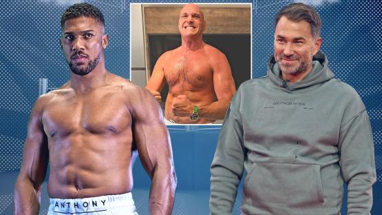 Anthony Joshua to undergo surgery THIS WEEK as Eddie Hearn reveals ‘encouraging’ update with ‘big tease’ Tyson Fury