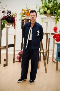 Harry Styles at London Ready to Wear Fashion Week.