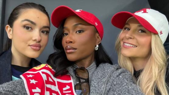 Bukayo Saka’s girlfriend Tolami Benson joins fellow Arsenal stars’ Wags at Bernabeu for Real Madrid clash