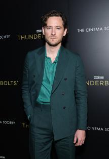 Lewis Pullman at the New York screening of Thunderbolts.