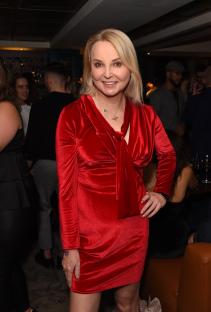 India Willoughby at a birthday celebration.