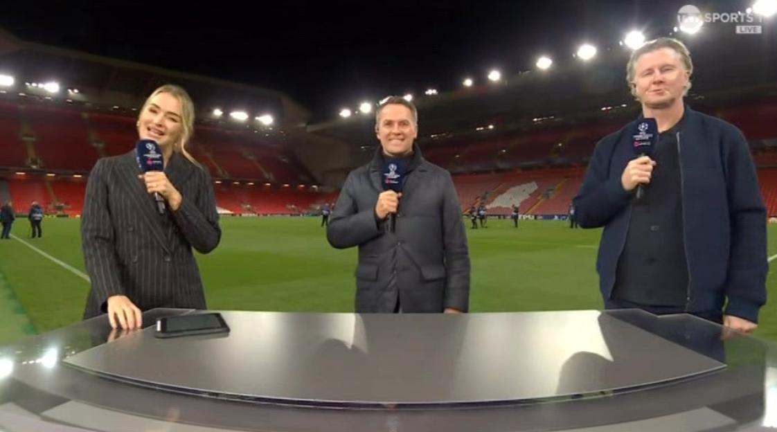 Laura Woods makes awkward ‘virgin’ blunder live on TNT Sports during Champions League coverage