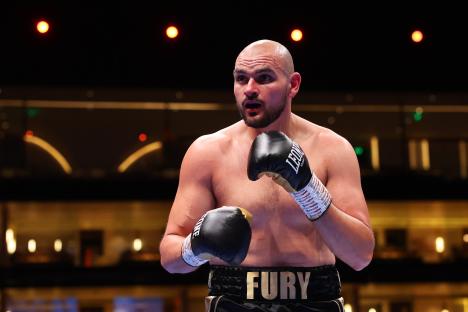 Roman Fury at a boxing match.