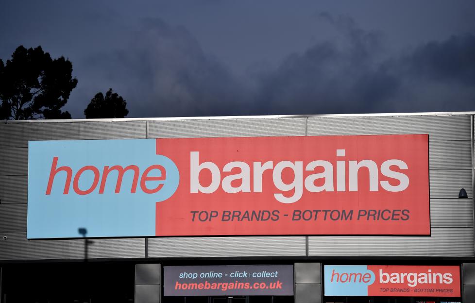 Home Bargains store exterior.