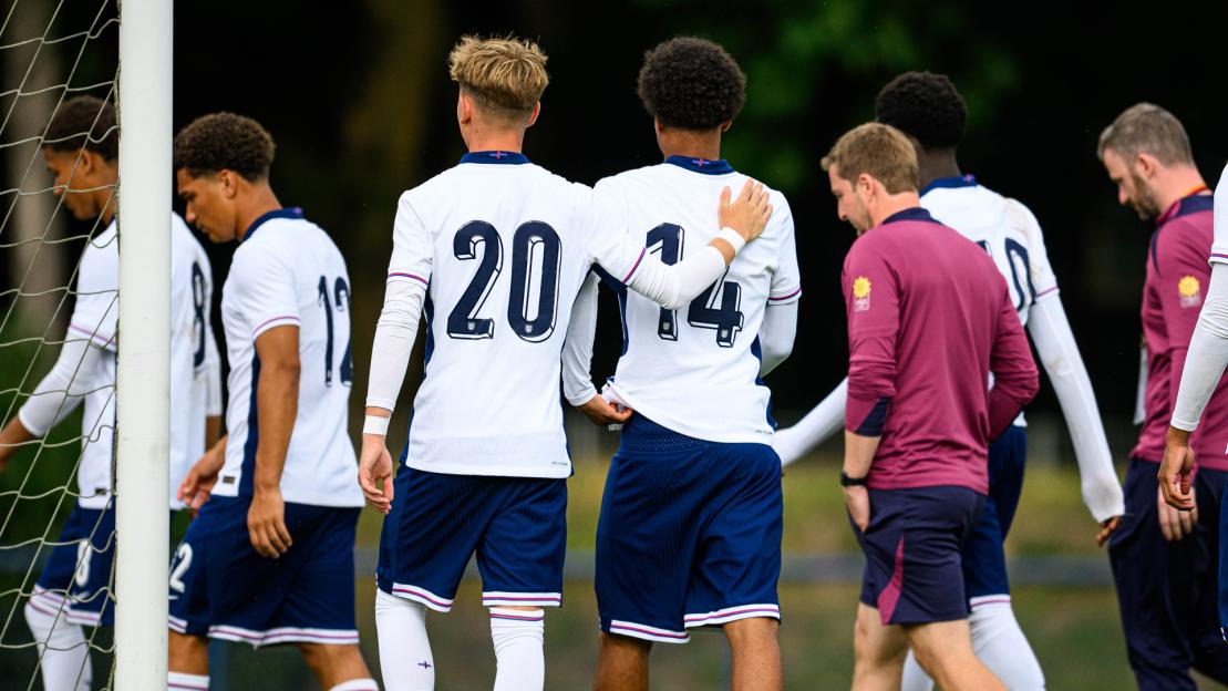 England U17s clash suspended for 50 MINUTES over alleged racial abuse aimed at Young Lions