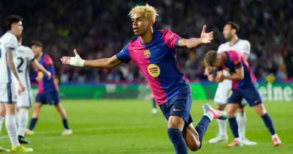 UCL: Lamine Yamal breaks Mbappe’s record after Barcelona draw 3-3 with Inter Milan