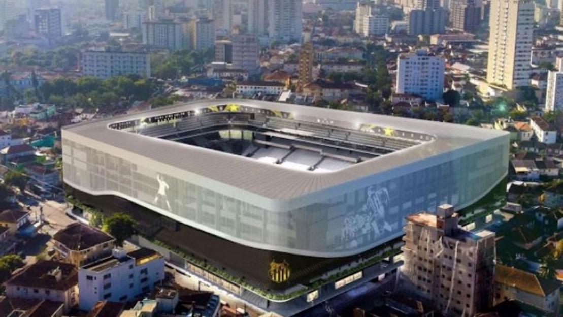 Pele’s old club to build stunning state-of-the-art new 30,000-seater stadium with classy nod to Brazil legend