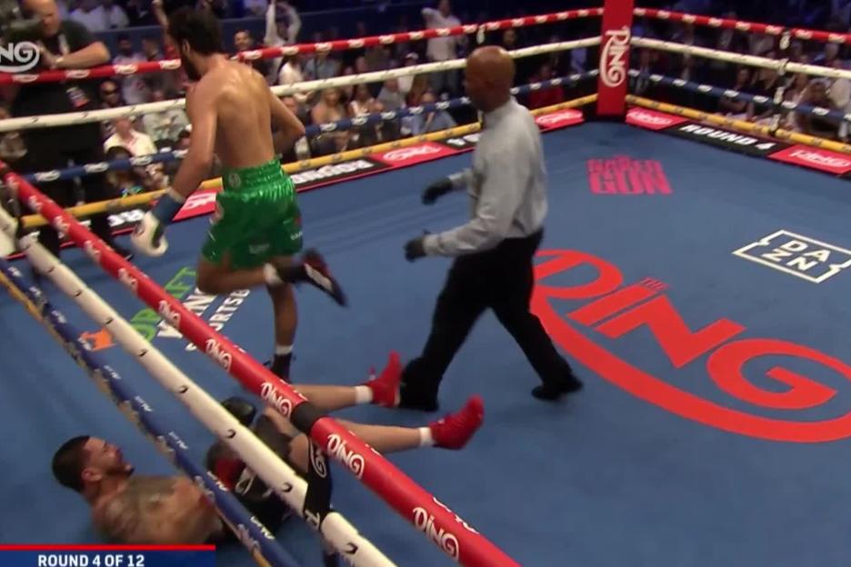 Hamzah Sheeraz smashes Edgar Berlanga with INCREDIBLE KO win to set up potential Canelo Alvarez showdown
