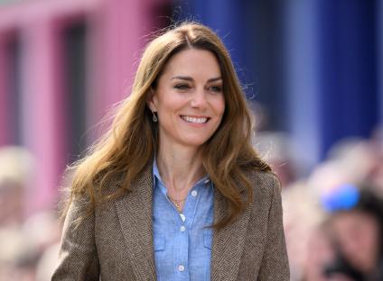 Catherine, Princess of Wales, in Tobermory, Scotland.