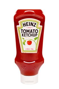 Bottle of Heinz Tomato Ketchup.