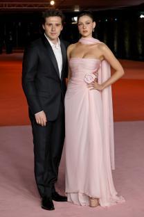 Brooklyn Beckham and Nicola Peltz at the Academy Museum Gala.