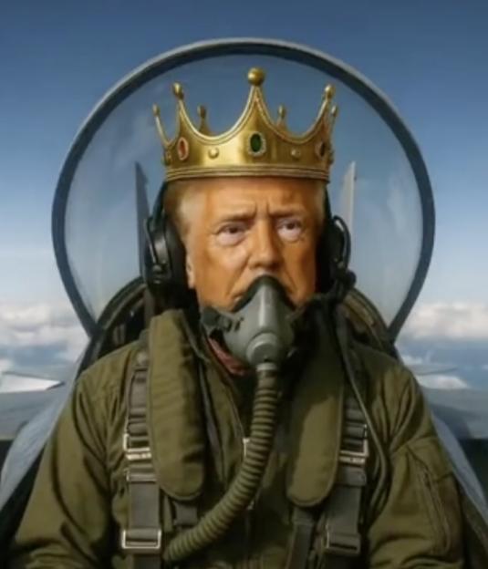 Trump's Wild Stunt: Dumps Brown Sludge on Crowd While Mocking 'No Kings' Protesters with AI Video