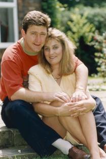 Photo of Norman Whiteside and his wife.