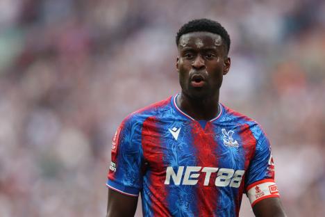 Marc Guehi of Crystal Palace in a game.