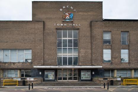 Brent Town Hall exterior.