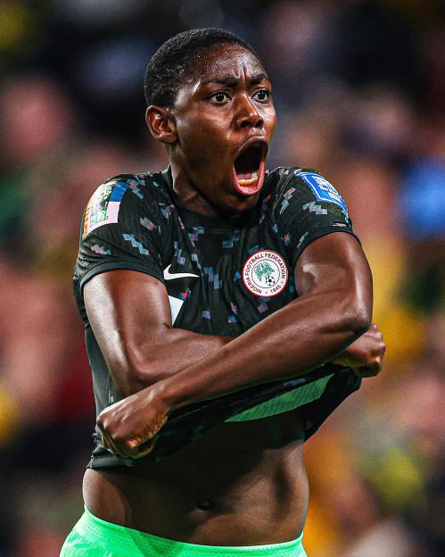 Oshoala makes history in Super Falcons’ victory against Australia