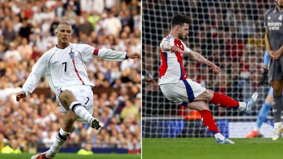 Declan Rice should be England captain – his stunning free-kicks aren’t the only way he can emulate David Beckham