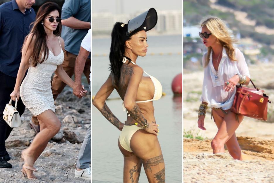 Why don’t celebs worth BILLIONS know how to go to the beach? £35K handbags & £820 shoes are utterly ridiculous