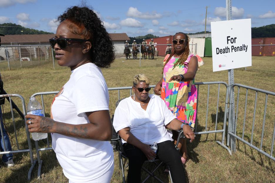 Relatives of murder victims advocate for the death penalty.