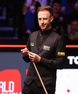 Judd Trump at the World Snooker Championship.