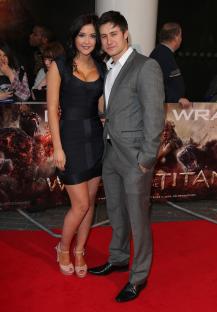 Jacqueline Jossa and Tony Discipline at the Wrath of the Titans premiere.