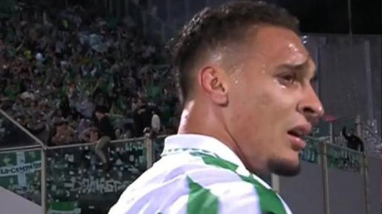 Free-kick hero Antony breaks down in tears after Real Betis survive scare to reach Conference League final vs Chelsea