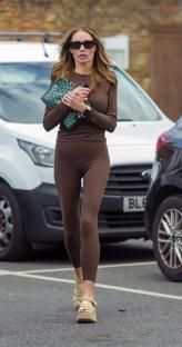 EXCLUSIVE: ** PREMIUM EXCLUSIVE ** Amy Childs was seen in Brentwood for the first time since revealing the cancellation of her upcoming wedding. The Towie star appeared unfazed despite receiving a parking ticket during her outing...Pictured: amy childs.Ref: BLU_S8356698 020625 EXCLUSIVE.Picture by: / SplashNews.com..Splash News and Pictures.USA: 310-525-5808 .UK: 020 8126 1009.eamteam@shutterstock.com..World Rights