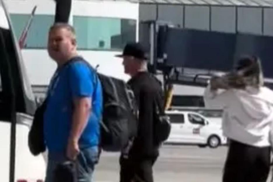 Brit tourist claims he spotted Tommy Robinson ‘boarding flight to Tenerife’ morning after St Pancras ‘assault’