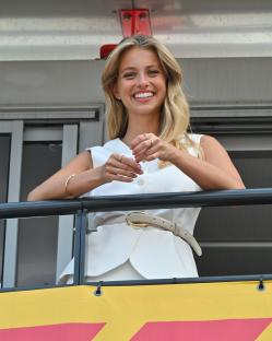 Margarida Corceiro at the Monaco GP.