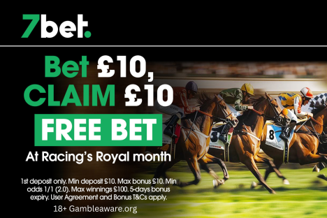 Royal Ascot free bets: Bet £10 and Get a £10 free bet with 7bet